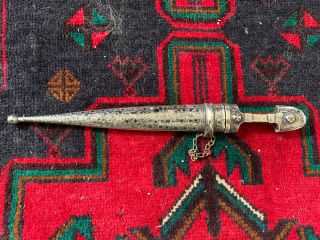 Exceptional All Silver Antique Russian Kindjal Dagger With “84” Imperial Marks