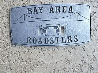 Car Club Plaque Bay Area Roadsters Golden Gate Bridge San Francisco Ebay Motors