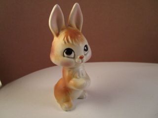 Vintage Made In Japan Art Pottery Bunny Rabbit Easter Figurine