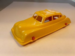 Marx Vhtf Vintage 40s 50s Very Early Plastic Taxi Cab Playset Car