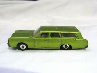 Vintage Matchbox Series No.  55 Or 73 Mercury Commuter Station Wagon W/ Dogs Green
