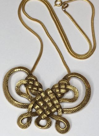Mma Metropolitan Museum Of Art Vintage Pendant Necklace 14k Gf Gold Filled Chain