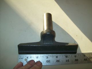 6 " Wide Tool Rest 1 " Post Vintage Delta 12 " Wood Lathe Cast Iron Bed 1 1/2 " Gap