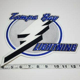 Tampa Bay Lightning Hockey Nhl Patch Vtg Vintage Large