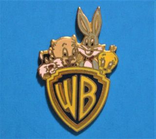 Wb - Bugs Bunny - Porky Pig - Sylvester - Tweety - Vintage 1989 Warner Bros Pin