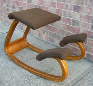 Vtg Mcm Balans Variable Danish Modern Peter Opsvik Kneeling Chair Made In Norway