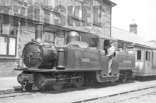 Larger Glass Negative Ffestiniog Railway Steam Loco No 3 Taliesin Portmadoc 1932