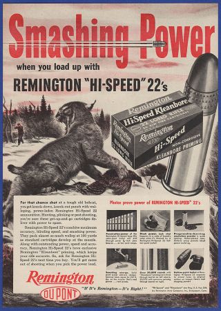 Vintage 1950 Remington Hi - Speed.  22 