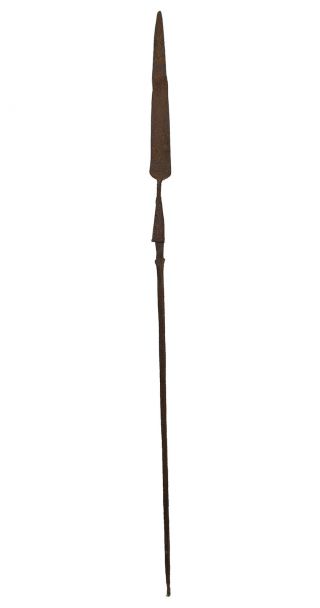 Kuba Spear Weapon Congo African Art 60 Inch