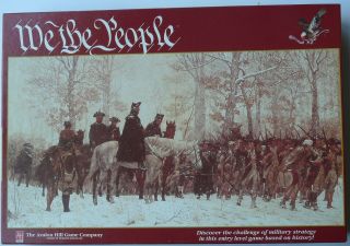 We The People Vintage Avalon Hill Wargame Punched - 100 Complete
