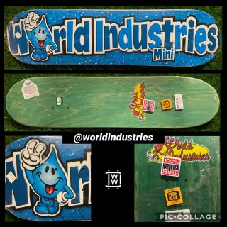 World Industries Skateboard Deck Wet Willy