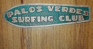 Car Club Plaque Palos Verdes Surfing Club Woody Surf Board Ebay Motors 1939 Ford