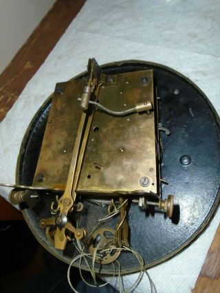 Antique - Gustav Becker - 2 Wt Vienna Regulator Clock Movt - Ca.  1890 - To Restore - E348 2