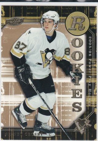 2005/06 Ud Power Play Sidney Crosby Rc Penguins 2x Hart 3x Stanley Cup Sp Rookie