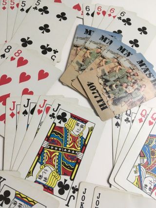 Vintage 1980s M A S H 4077th Deck Of Playing Poker Cards Complete