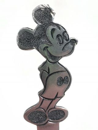 vtg 1970s Mickey Mouse Disney Baby Spoon Japan byBonny Stainless steel 2