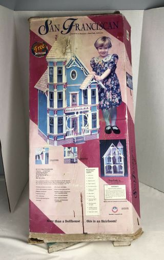 Open Box: Vintage Dura - Craft San Franciscan Dollhouse Sf 555 1994