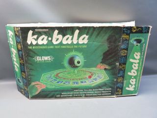 Vintage 1967 Transogram Kabala Glow In The Dark Fortune Teller Game