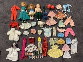 Huge Vintage Vogue Doll Ginny Jill Baby - Clothing Shoes Hats,  More