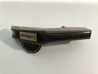 Vintage Dymo 1610 Labeler Label Maker Label Writer Brown - Uses 3/8 " 1/4 " Tape