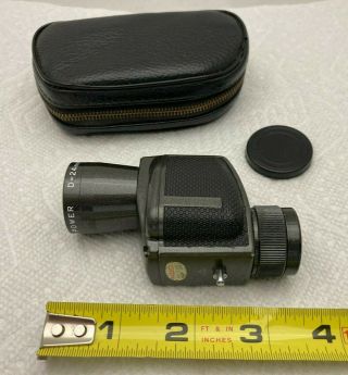 Vintage Bicky Monocular Scope 8 Power Wide Angle With Case - Compact - Gift Idea