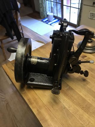 Antique Baldwin Tuthill & Bolton Hand Band Saw Setter Machine Sharpener Early