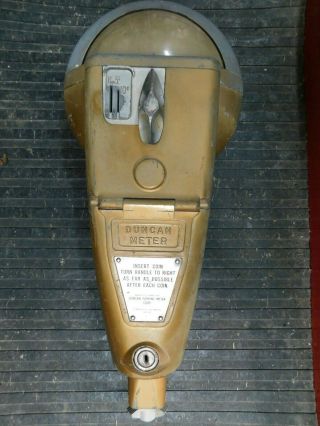 Vintage Duncan 1c 5c 10c Parking Meter In Un Restored 14