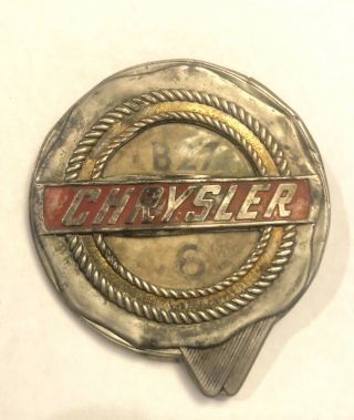 Antique Chrysler Plant Employee Badge Pin.