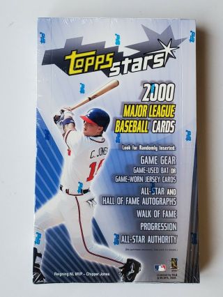 2000 Baseball Topps Stars Hobby Box Factory 24 Packs,  Auto Jeter,  Kaline