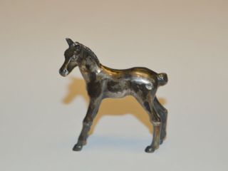 S.  Kirk & Son Sterling Silver Horse Foal Paperweight Cast Miniature Figure 3