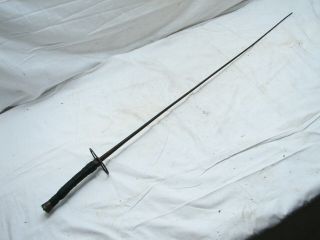 Antique Iron Fencing Sword Foil/epee Rapier Hall Mark