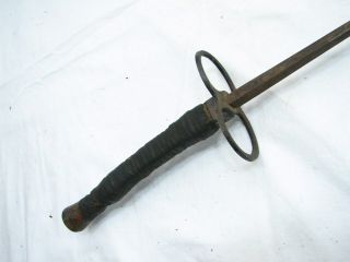 Antique Iron Fencing Sword Foil/Epee Rapier Hall Mark 2