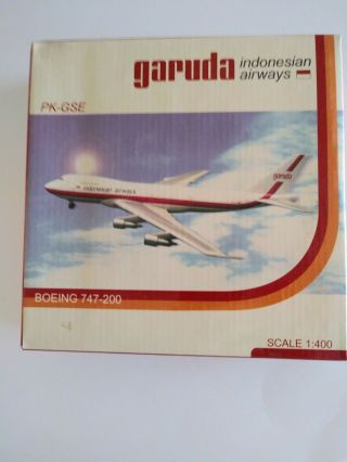 5 Stars Garuda Indonesia 747 - 200 1:400 Pk - Gse Fsgsa134 Like Aeroclassics