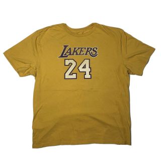 Vintage Adidas Los Angeles Lakers Kobe Bryant 24 Double Sided T - Shirt Size L Xl