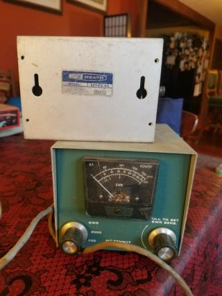 Vintage Heathkit Hm - 102 Power Meter Ham Radio