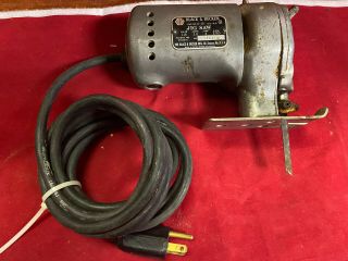Vintage B&d Black & Decker U - 10 Aluminum Jig Saw Tool 115v 2.  0 Amp