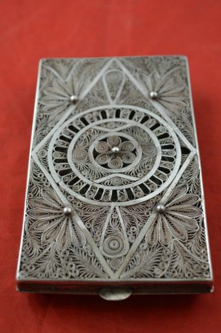 Antique Sterling Silver (950) Cigarette Case