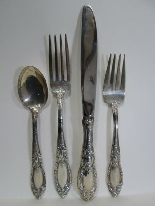 4 Pc.  Towle Sterling Silver Place Setting 1932 King Richard 3