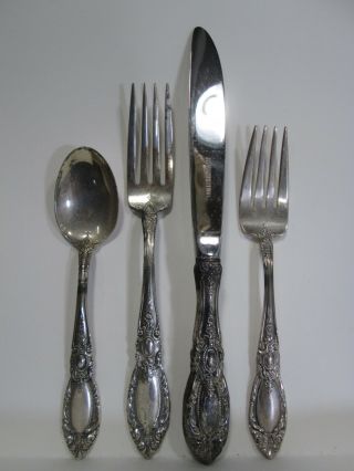 4 Pc.  Towle Sterling Silver Place Setting 1932 King Richard 14