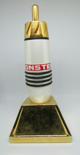 Monster Cable Show Car Audio Award Trophy Vintage 1990 