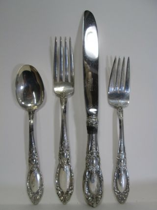 4 Pc.  Towle Sterling Silver Place Setting 1932 King Richard 15