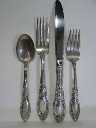 4 Pc.  Towle Sterling Silver Place Setting 1932 King Richard 13