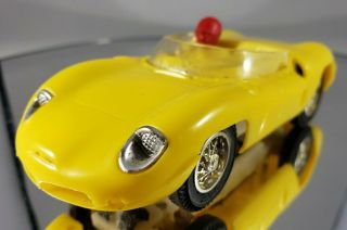 Vintage Eldon 1/32 Scale Slot Car Ferrari Testa Rossa In Yellow