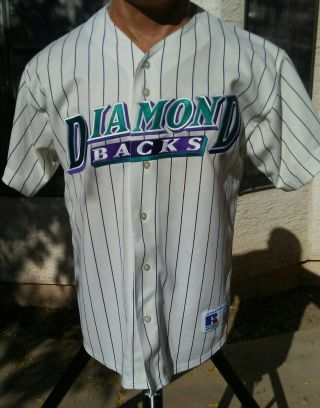 Vintage 1990s Mlb Baseball Arizona Diamondbacks Xl Jersey