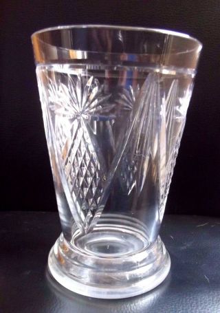 Antique Vase Crystal Baccarat France,  Model Signed.
