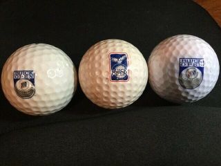 3 Pack Vintage Logo Golf Balls: Buick Open