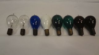 Antique Light Bulbs C6 Miniature Edison Style Christmas Lights 14v X8 Series L 7