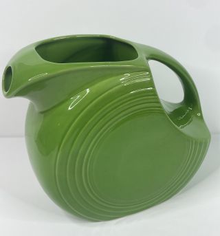 Vtg Fiestaware Green Pitcher Fiesta Ware Kitchen Ware Pottery