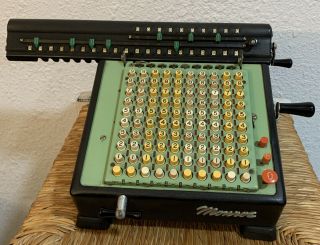 Monroe Calculator Adding Machine In Case