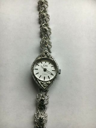 Limit Ladies Vintage Art Deco 17 Jewel Watch With Diamante Style Embelishment